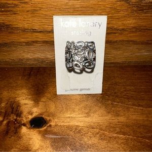 BNWT Kate Landry Sterling Silver Ring With CZ